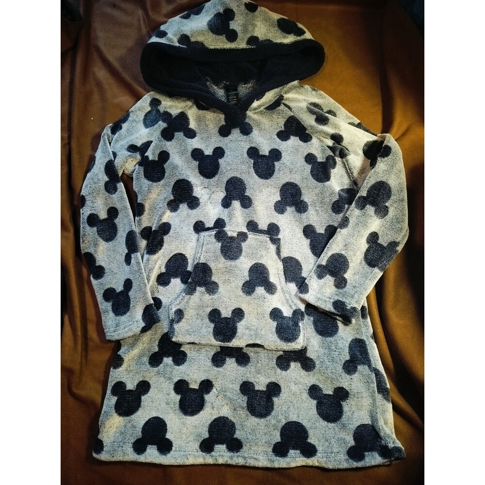Disney Mickey Mouse Fleece PJ hoodie Sweater w pocket - Fleece - Youth Medium